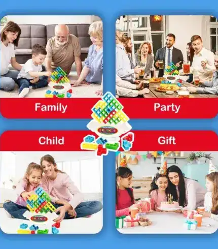 Team Tower Game For Kids & Adults