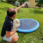 Non-Slip Splash Pad for Kids and Dog
