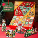 Holiday Countdown Calendar for Kids - Build & Play Christmas Blocks