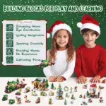 Holiday Countdown Calendar for Kids - Build & Play Christmas Blocks