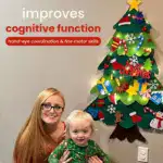 DIY Felt Christmas Tree for Kids 🎄