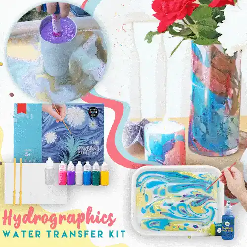 Water Marbling Paint Art Kit example