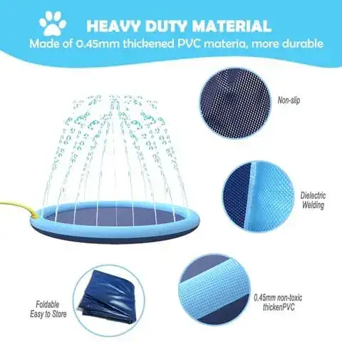Durable splash pad