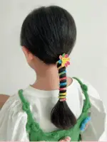 Colorful Telephone Wire Hair Bands for Kids - Image 3